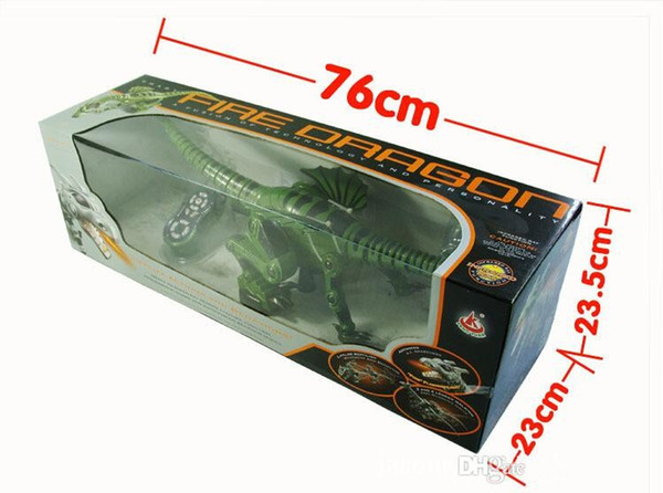2015 New arrival Remote Control Dinosaur RC Fire-breathing Dinosaur Model Toys For Kids boys Birthday Xmas Gifts hot sale