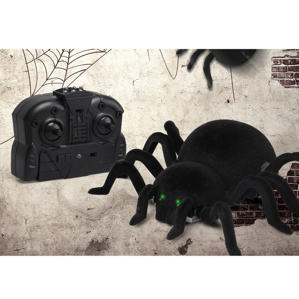OBCANOE Remote Control Bionic Spider Toy Electric Intelligent Spider with Sensors and Wall Climbing Capability Innovative RC Cars Toy