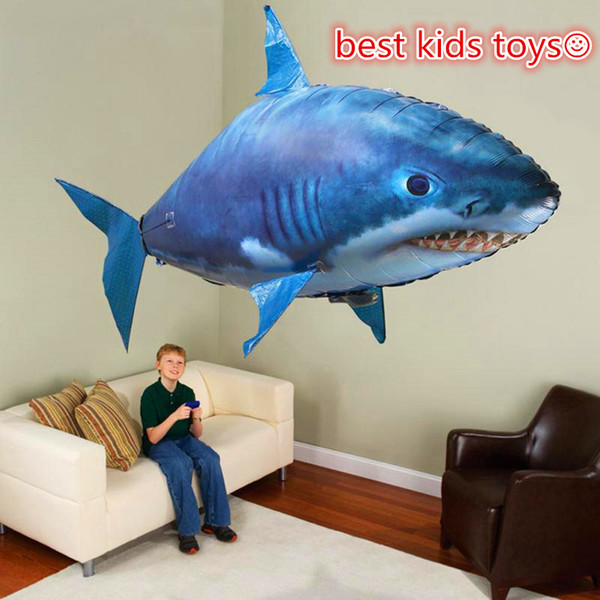 RC Shark Toys Nemo Clown Fish RC Air Swimming Fish Infrared Remote Control Drone Balloons RC Kids Toys Gift Party Decoration