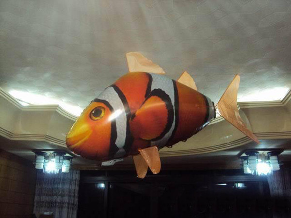 2016 new hot sales! New Arrival RC Air Swimmers, Flying Clownfish Radio Remote Control Free Shipping