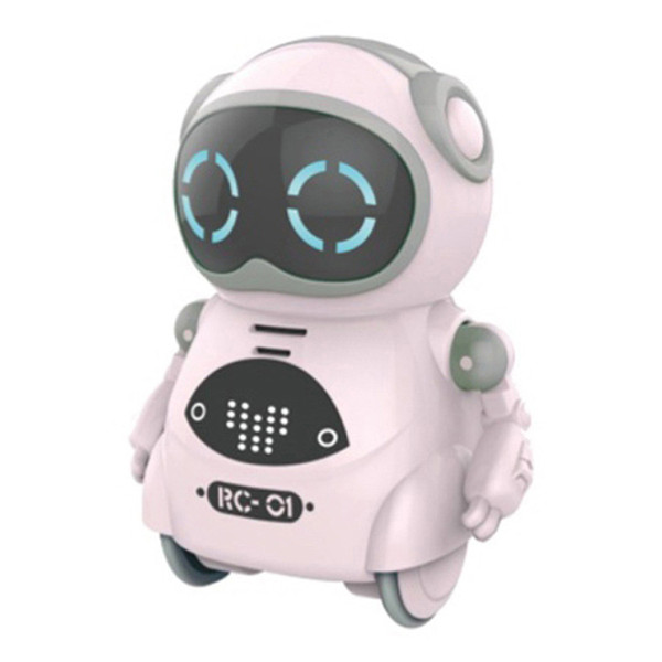 New Pocket Robot Christmas Toys Multi-function Voice Conversation Smart Children's Day Robot Mini Dancing Flash Music Toys