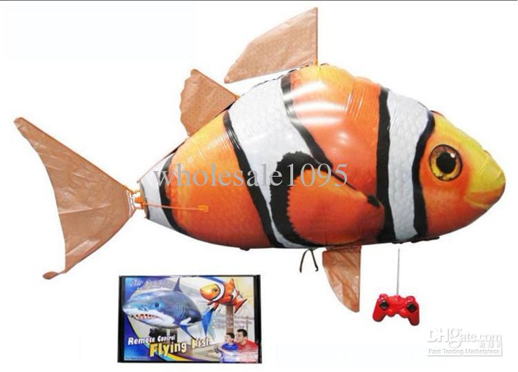 Bag mail Can wholesale toys Remote control flying fish Inflatable toys (monitor sharks)