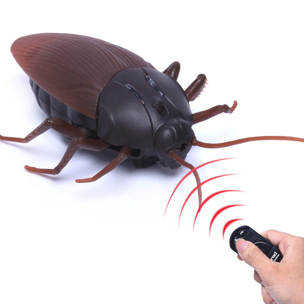 New Fun High Simulation Animal Cockroach Infrared Remote Control Kids Toy Gift High Quality Drop Shipping free shipping
