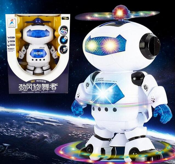 CCX Electric music dancing robot with light Boys and girls children electric toy gift Christmas New Year