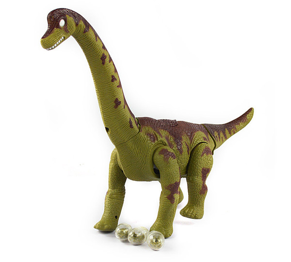 Electric Toy Dinosaur Model Lay Eggs Can Walk Call Projection Function Simulation Brachiosaurus Ready-to-go Movie & Tv Unisex