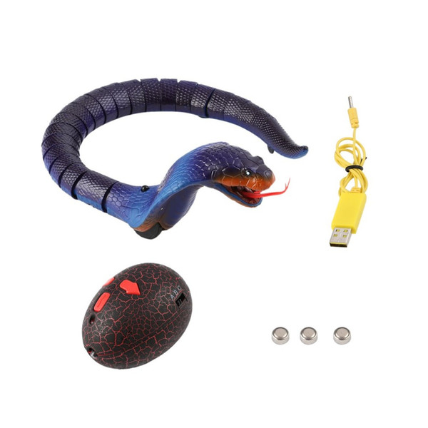 Kids RC Remote Control Snake And Egg Rattlesnake rc Animal Trick Terrifying Mischief Toys for Children Funny Novelty Gift