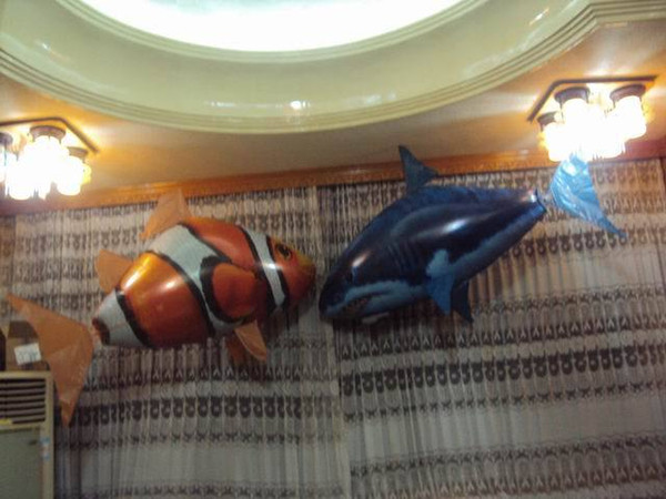 2015 new hot sales! New Arrival RC Air Swimmers, Flying Clownfish Radio Remote Control Free Shipping