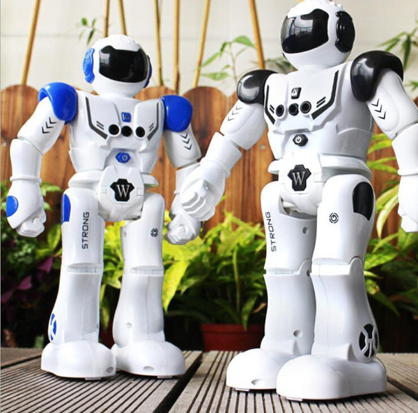 RC Intelligent Robot Remote Control Smart Programmable Robots Walk Slide Dance Music Talk Demostration Interactive Robot Toys