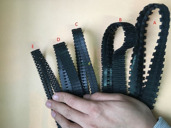 DIY Rubber Caterpillar Tread track for RCl Car RC tank model Robot Track Tire