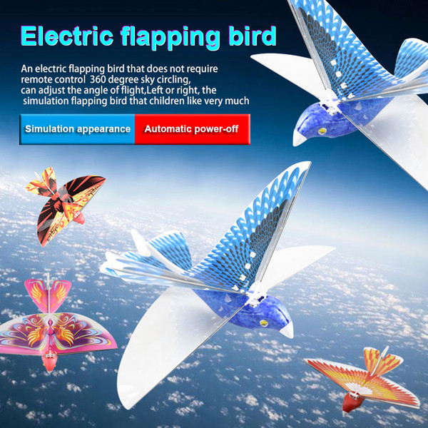 Remote Control Toy RC Flying Bird Plane Flapping Wing Flight Model 2.4GHz Drone Kids Gifts BM88