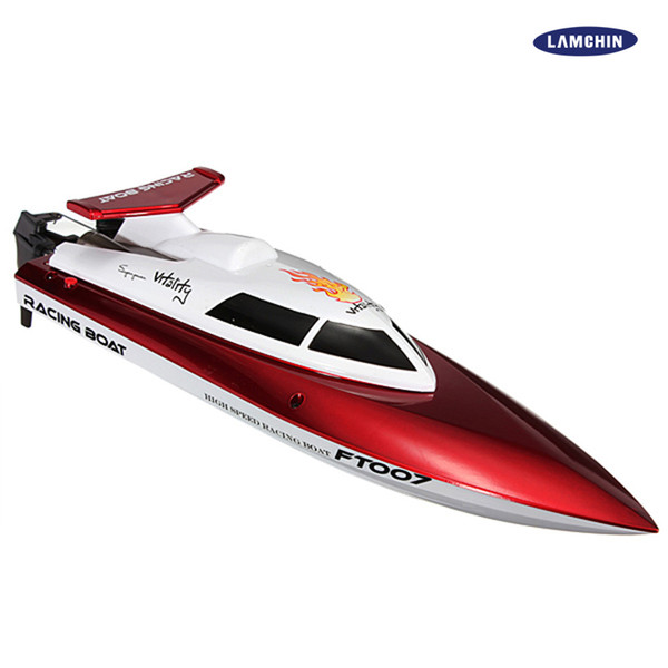 FT007 2.4G 4CH High Speed Racing Flipped RC Boat Remote Control Speedboat Water Cooling with Speed 25KM/H