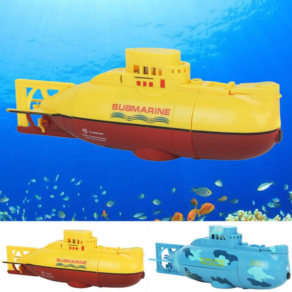 6CH Mini Multifunction RC Submarine Diving Ship Radio Remote Control Kids Toy Speedboat Best Gift Led Light