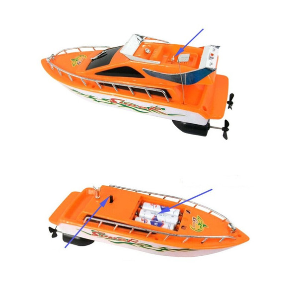 Plastic Remote Control Boat For Kid Mosquito Boats Alpinia Navigation Model Children High Quality Popular New Arrival 22ml D1