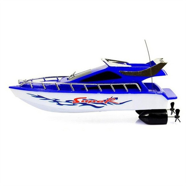 Children Toy Boat Wireless Remote Control Speedboat Boy Girl Birthday Gift Realistic Easy To Use Multi Colors 22ml D1