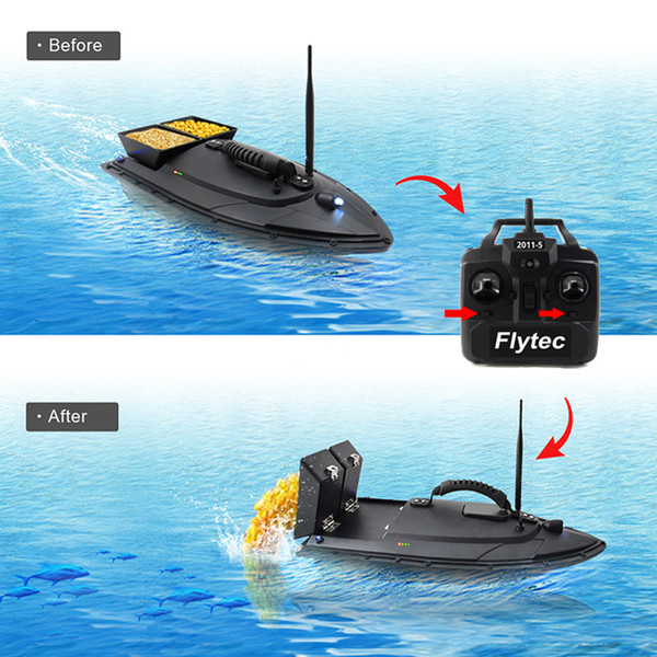 now 500 m Intelligent Remote Control Double-bin Bait Fishing Tool RC Maintenance and Upgrade Parts Packing and Hitchhiking Vessel
