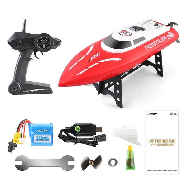 JJRC Waterproof Turnover Reset Water Cooling High Speed 25km/h RC Boat Turnover Reset Water Cooling High Speed 25km/H Children Electric