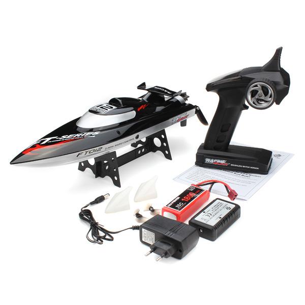 Original Feilun Brushless Motor 4CH RC Boat Water Cooling High Speed Racing RC Boat 45KM/H RTF 2.4GHz Racing Boat