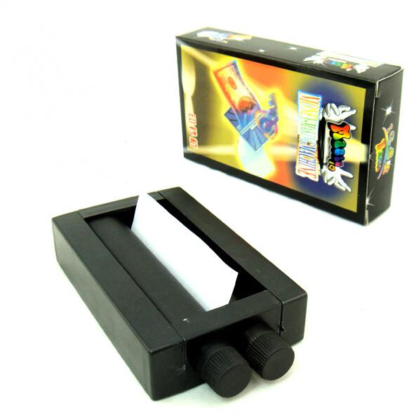 Novelty Cash Banknote Printer Money Printing Machine Magic Trick Tool Kit Tricking Toy Gift Free Shipping