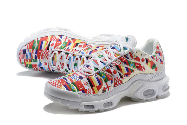 TN Plus NIC QS 90 Designer Shoes International Flag Men Women Running shoes World Cup Limited NIC QS Sneakers shoes Tns