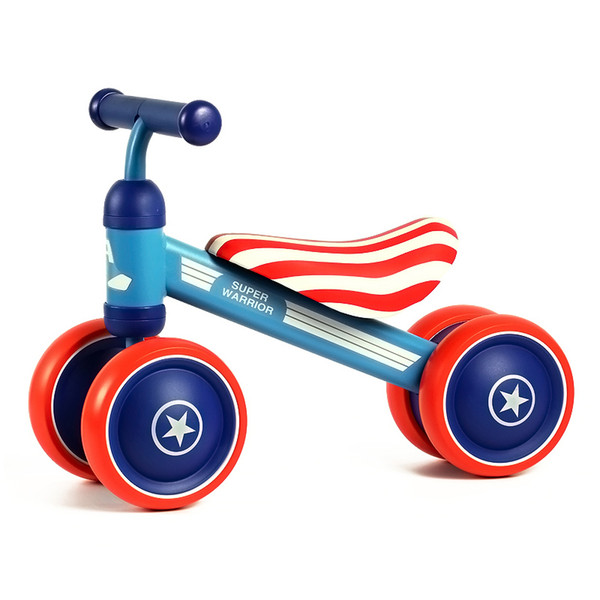 Children's Bicycle Kids Balance Bike Ride On Toys For Kids Four Wheels Child Bicycle Carbon Steel Bike For Children 1-2 Years