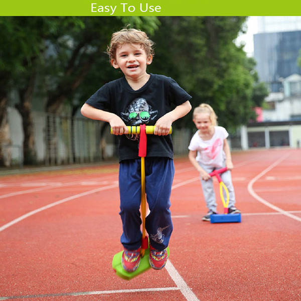 Children Rubber Crazy Jumping Stilts Safety For Kids Toy Jumping Sports Outdoor Frog jump Games Toys