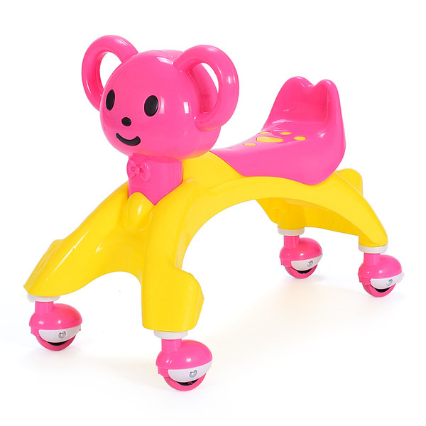 Four Wheel Baby Children Balance Bike Scooter Baby Walker Infant 1-3 Years Scooter Learn To Walk No Foot Pedal New Riding Toys