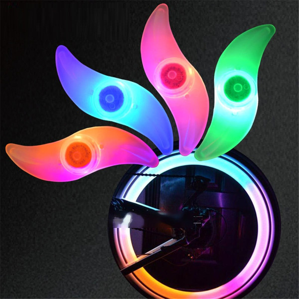2017 Hot Cool Bicycle Bike Night Safe LED Flash Wheel Spoke Lights Motorcycle Car Wheel Lamp 