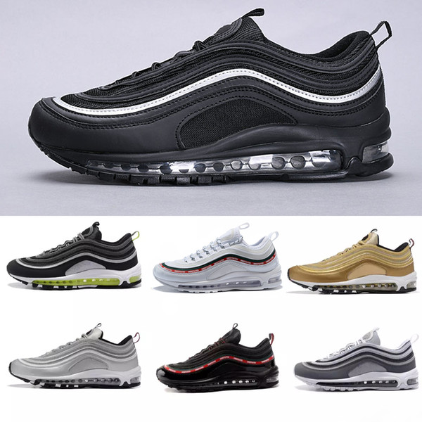 Chaussures 97 Sean Wotherspoon Running Shoes 97s Ultra Brand Designer Women Mens Trainers Plus Gold Silver Bullet Shoe