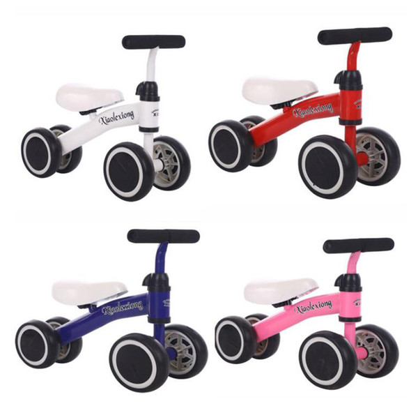 Four Wheel Baby Walker Kids Balance Bike Scooter Ride on Motorcycle Cars Toys For Children