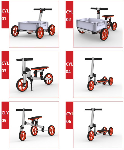 new design Screwing legoes DIY Modular constructible rides kit ( six in one),you can choose any one model to assemble only one item