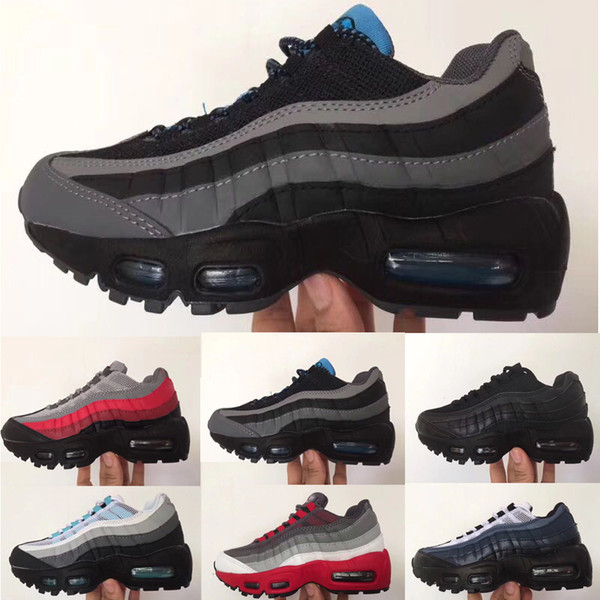 95 Kids Running Shoes For Boys Girls OG Vapor Air Ultra 20th Anniversary Chaussures Children 95 Trainers Sneakers Shoes Size 28-35