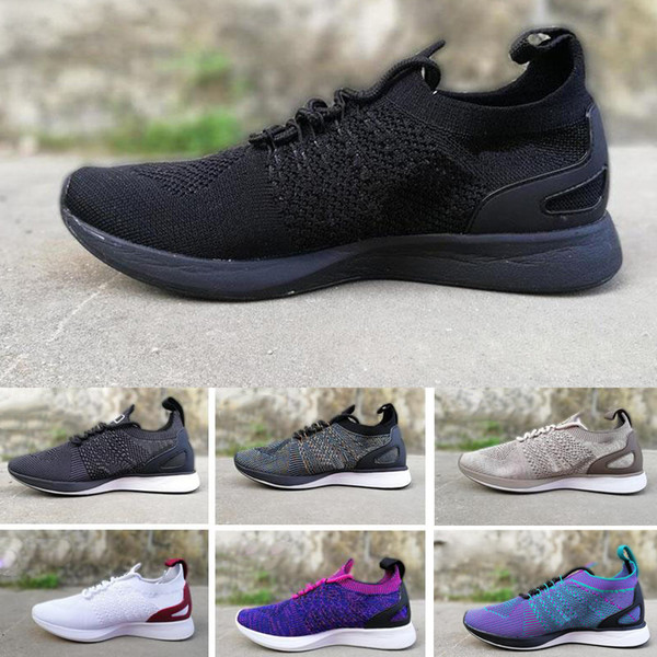 2017 Newest Air Zoom Mariah Fly Racer 2 Women Men Athletic casual Shoes Black AIR Zoom Racer Sneaker Training Lightweight Shoes
