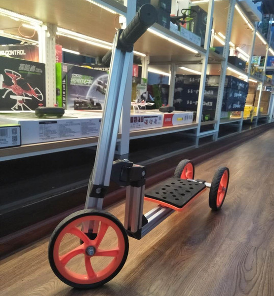 New design DIY Manual construction Kids Outdoor Fun Sports Ride On STEAM Toys 3 Wheel Modular assembly scooter