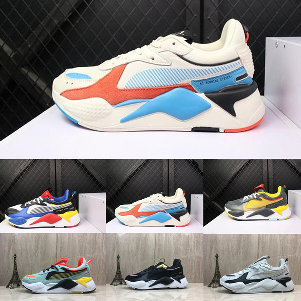 2019 The latest color matching Desiner Sneakerx Transformer RS-X Runner retro coconut running shoes men's tide brand sports casual shoes