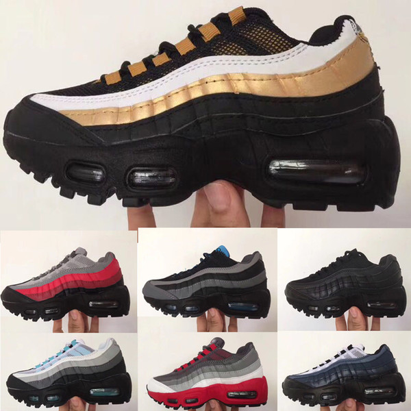 2019 20th Anniversary 95 OG Kids Running Shoes Sports Children 95s air cushion Trainers Boys Girls designer Jogging Walking Shoe Sneakers