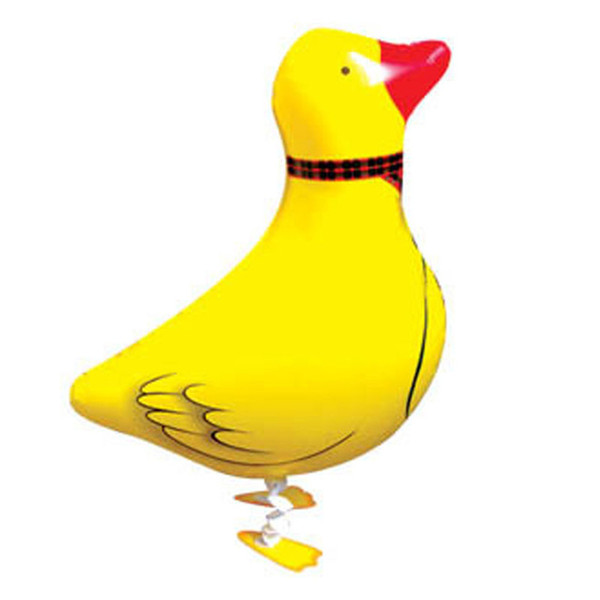 Yellow Duck Balloon Walking Balloon Animals Pet Foil Ballons Children Party Supplies Kindergarten Kids Classic Toy