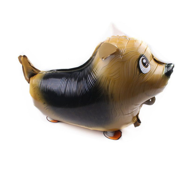 New walk fox terrier dog Wedding Baby Shower Birthday Party Decoration Walking Animals Air Balloons Gifts For Baby Toy
