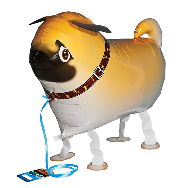 Walking Pet Dog Foil Balloons Pug Poodle Bulldog Inflatable Air Ballon Toys For Baby Shower Kids Birthday Party Decoration
