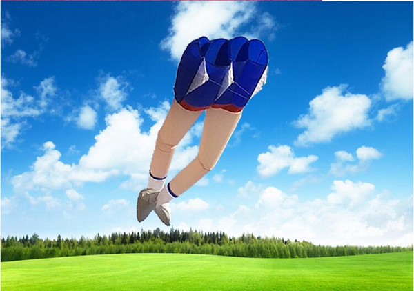 Creative Soft girl long legs kite Good Flying Kites Single line with 100 kite lines Christmas Outdoor Sport Toys Funny Kites