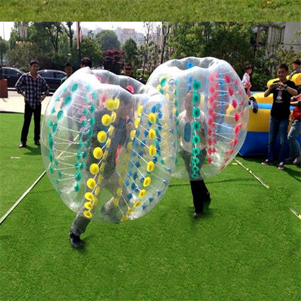 Inflatable Bumper Football Body Zorbing Bubble 1.5m 0.8mm Soccer Ball Human Bouncer DHL OTH061