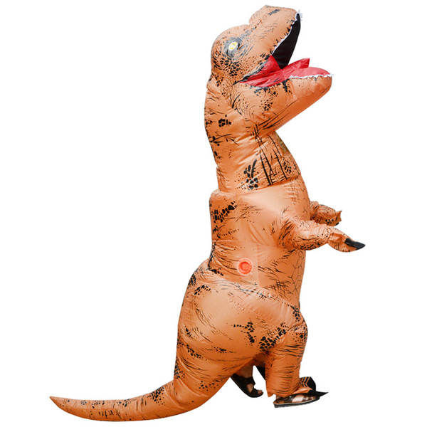 New Adult inflatable Dinosaur T REX Costume Jurassic World Park Blowup Dinosaur Cosplay Inflatable Costume Party Costume toys
