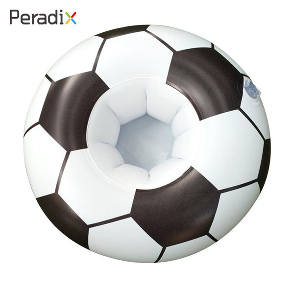 Football Cup Holder Football Floating Row Inflatable Cup Holder Summer Party Small Beach Realistic Multicolor Bathroom Fashion