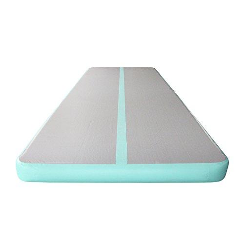 Free Shipping 4m Inflatable Gymnastics Air Track Tumbling Mat Free a Pump Air Tumbling Floor Mats for Home Use, Beach, Park and Water