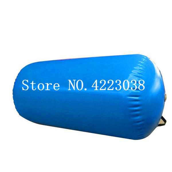 Free 0.6m dia*1m leght inflatable air mat/barrel, gym air mat equipment inflatable air roller for sale