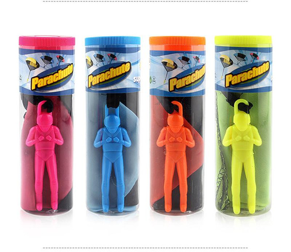 Hand Throwing Kids Mini Play Parachute Toy Soldier Outdoor Sports Children's Educational Toys Outdoor Toys Candy Colors