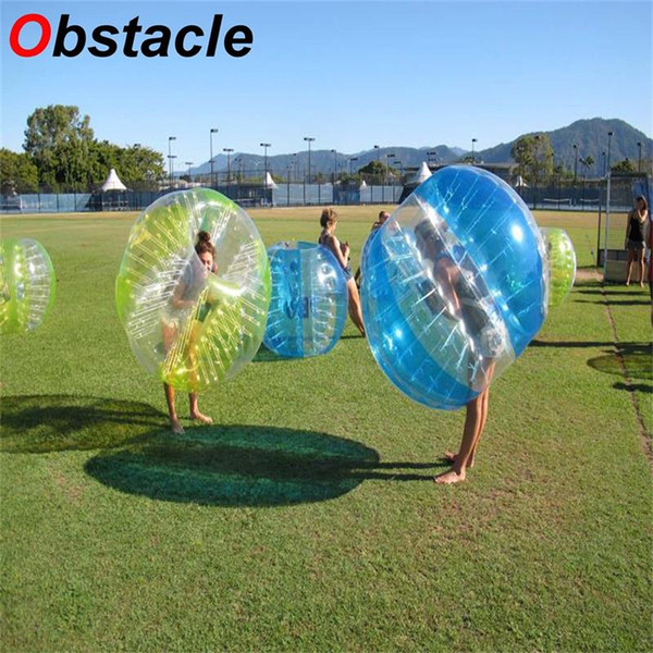 HOT Sales 1.5m inflatable bubble Bouncers football team sport Play game air bumper zorb balls 0.8mm PVC customized cute Kids girls Funny toy