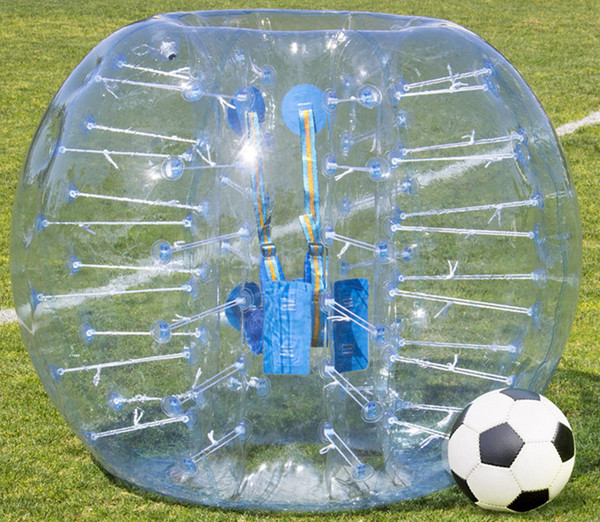 1.5m 0.8mm Inflatable Bumper Football Body Zorbing Bubble Soccer Ball Human Bouncer