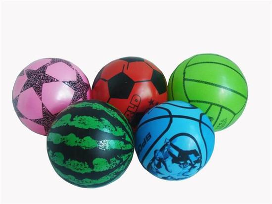 2014 Brand New Inflatable Watermelon29799 18 CM Ball Toys Inflatable Thickening Five Colors Not Free Shipping