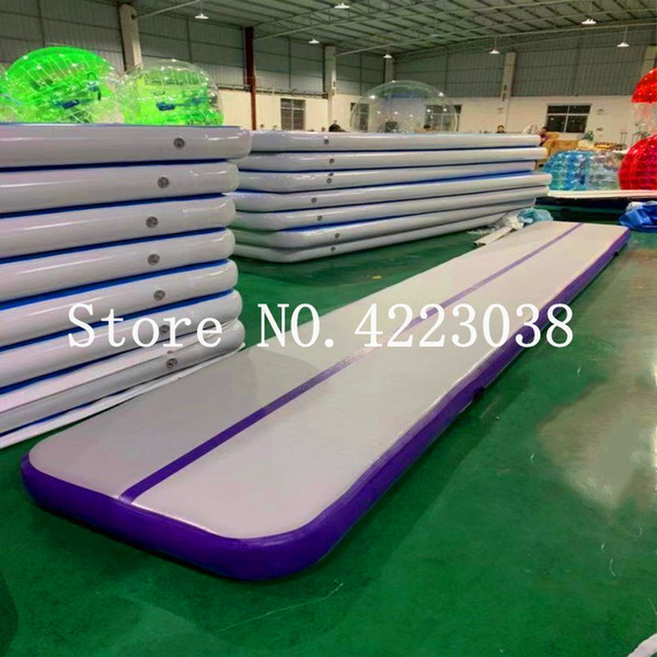 Free Shipping,Free Pump, 7x1x0.2m Gymnastics Air Track Inflatable Air Track Tumbling Mat For Sale