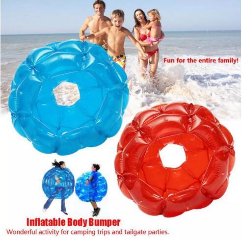 Inflatable Body Bumper Ball PVC Air Bubble 90cm Outdoor Kids Game Bubble Buffer Balls Outdoor Activity